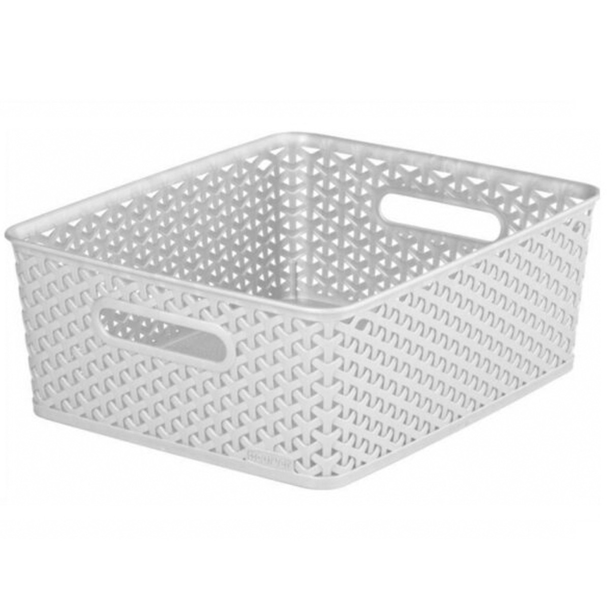 Curver My Style Nestable Rattan Storage Basket 13 Litre – Grey