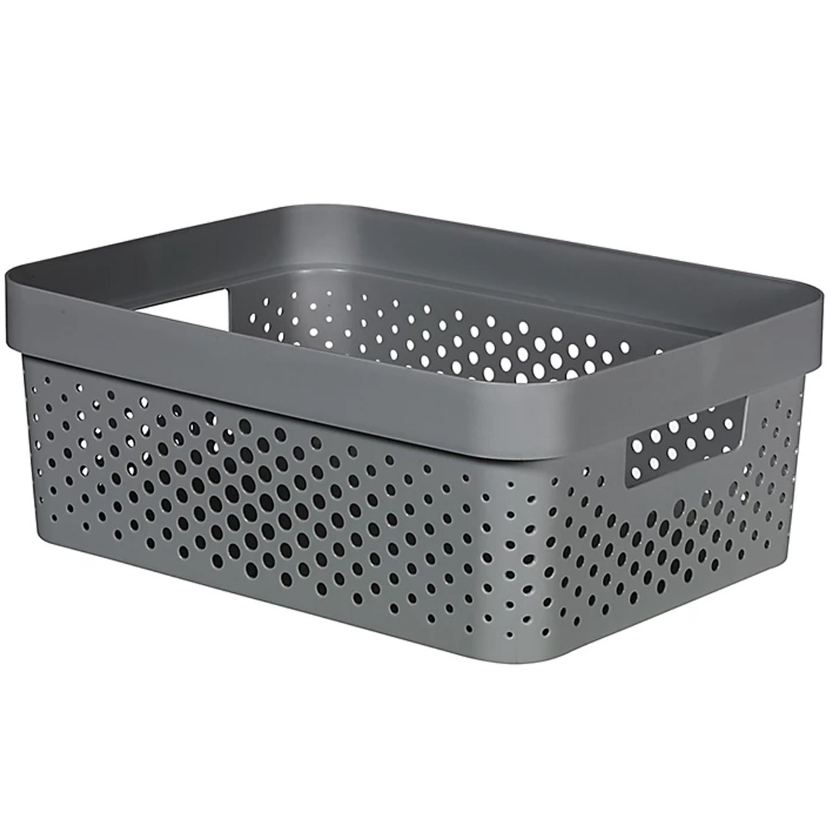 Curver Infinity Dots Box 11 Litre – Dark Grey