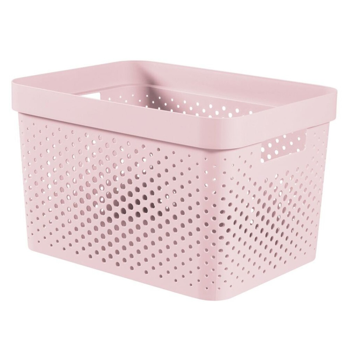 Curver Infinity Dots Box 17 Litre – Chalk Pink