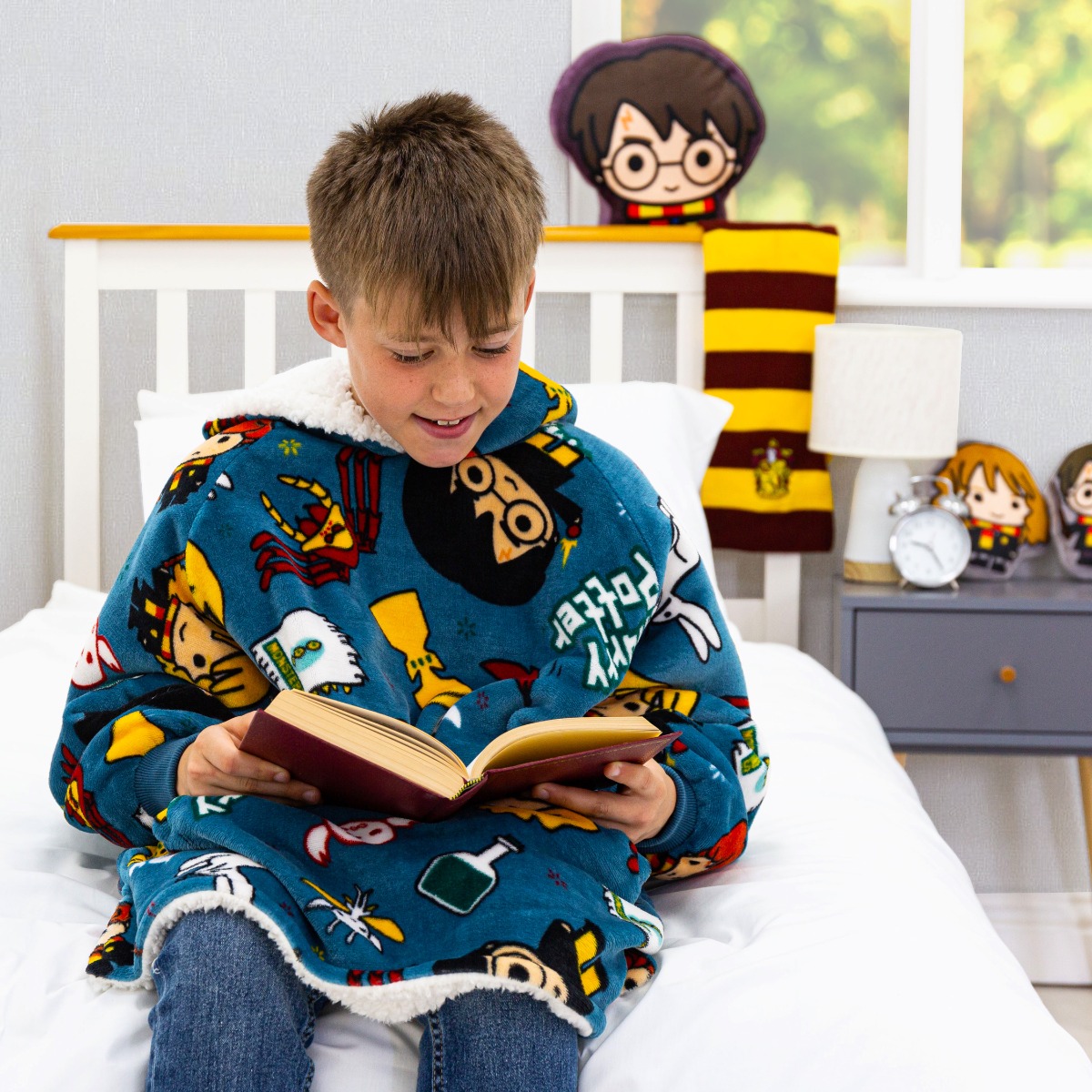 Harry Potter Hoodie Blanket, Kids – Blue