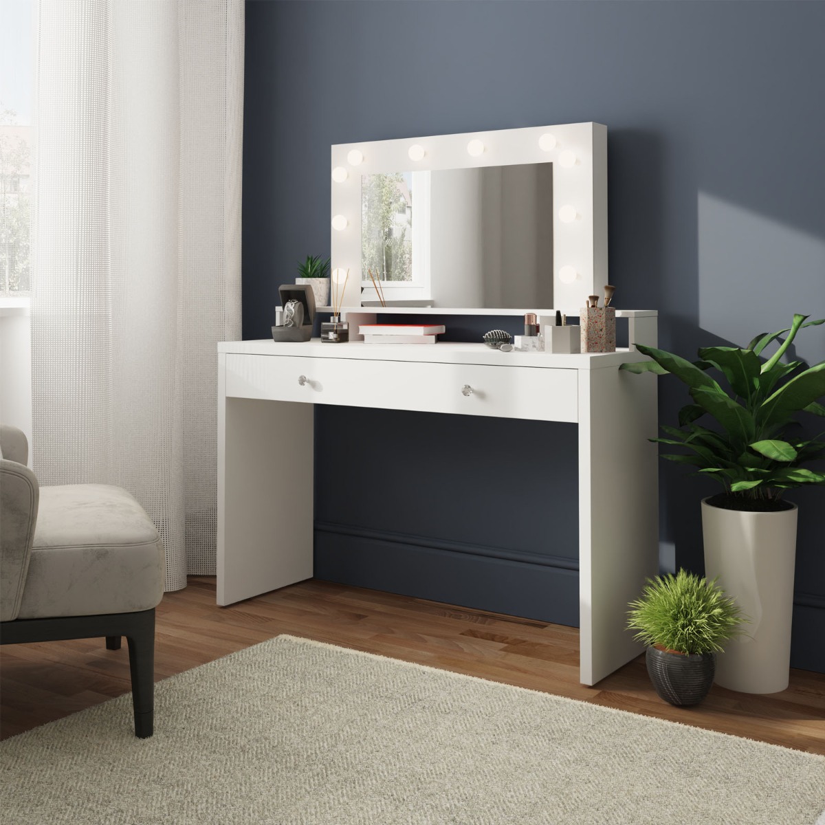 Aurora Dressing Table – White