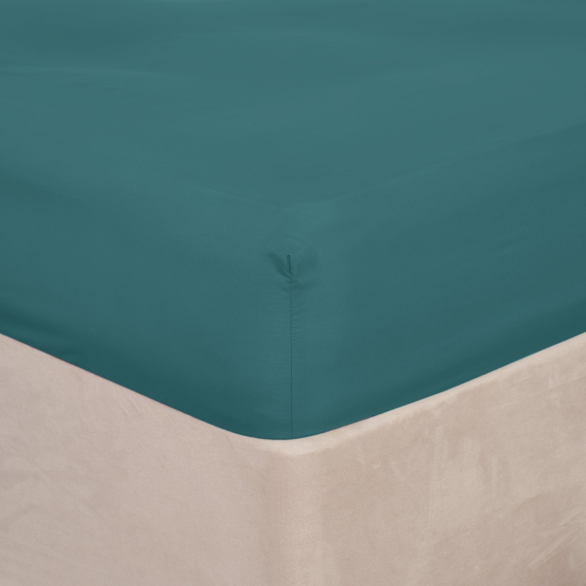 OHS Microfibre Fitted Sheet, Teal – Single
