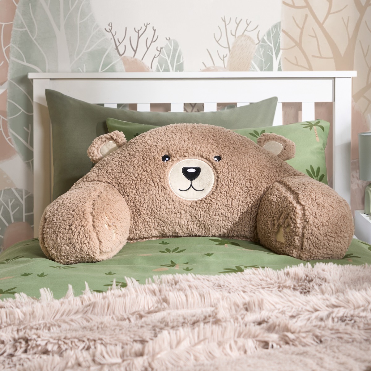 OHS Bobby The Bear Cuddle Cushion – Brown