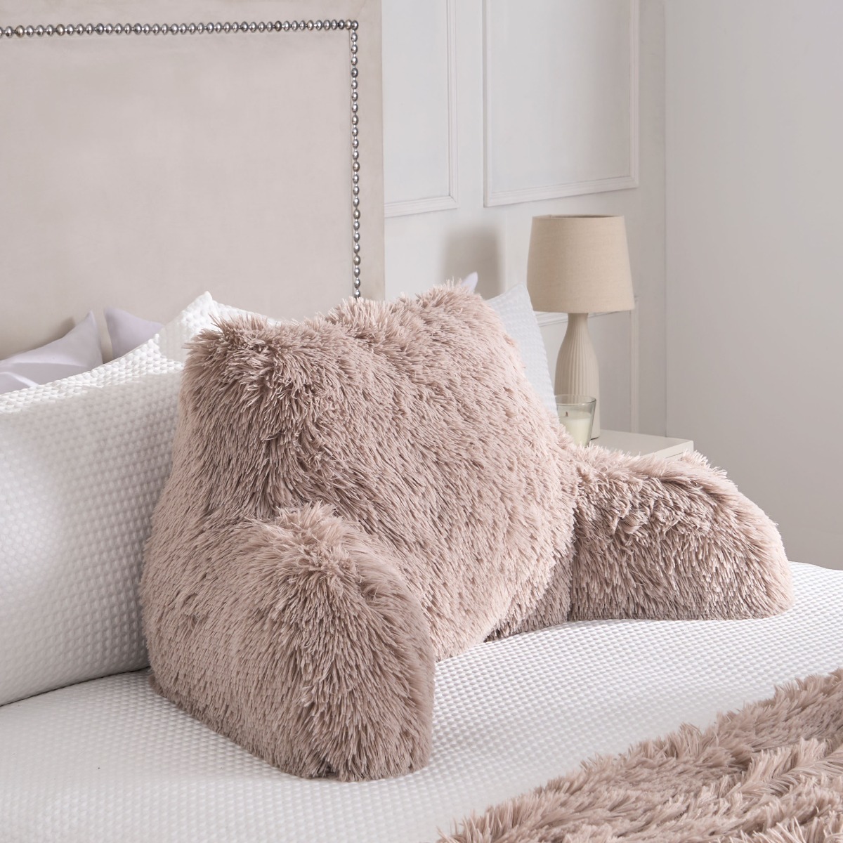 OHS Long Hair Cuddle Cushion – Natural