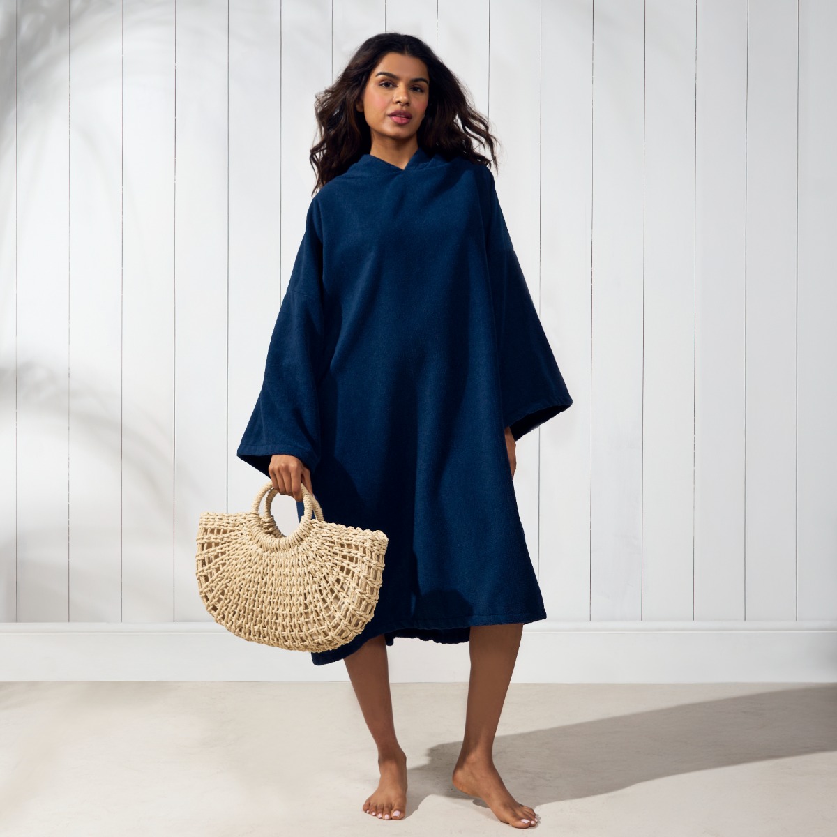 OHS Adult Towel Poncho – Navy Blue