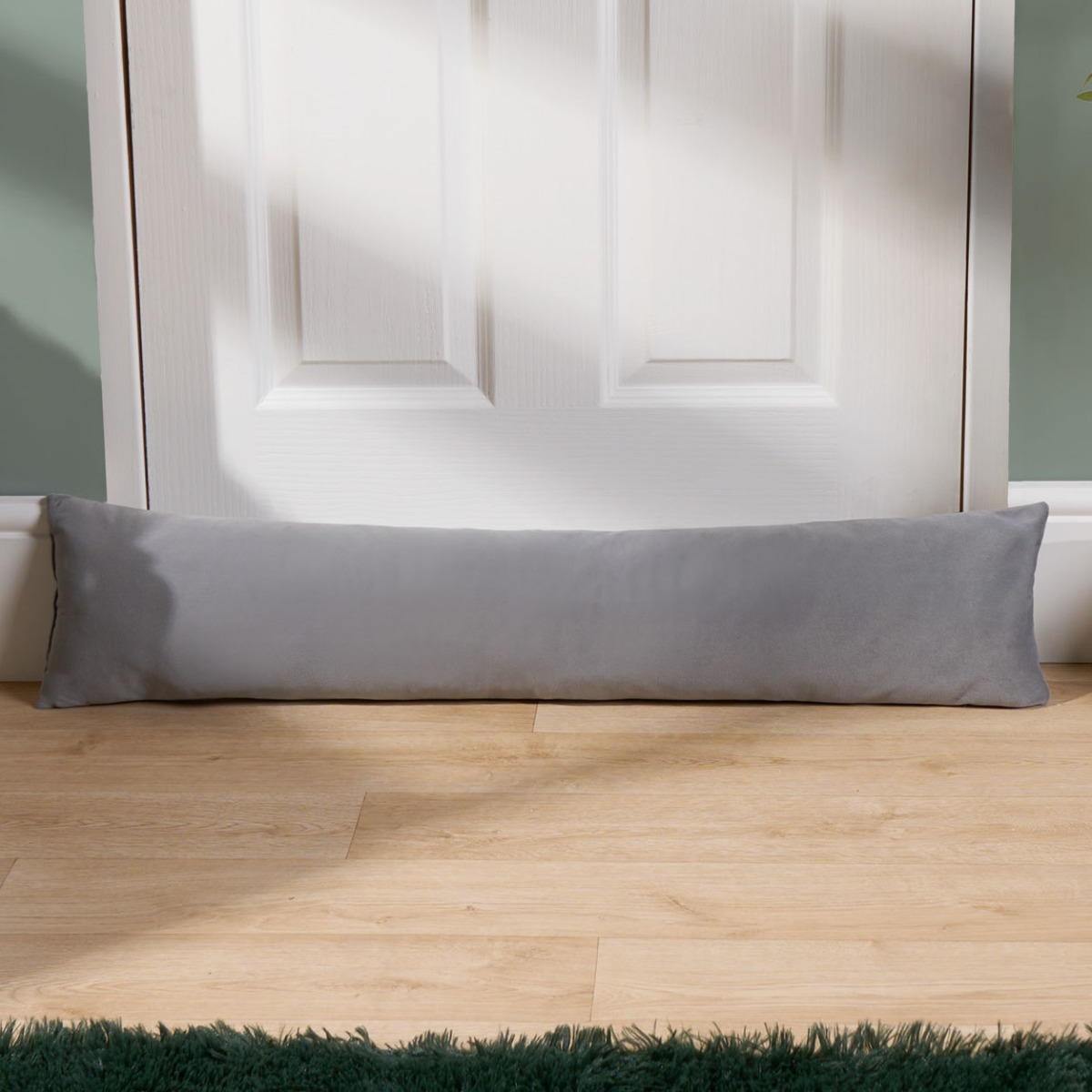 Ohs Matte Velvet Draught Excluder - Grey