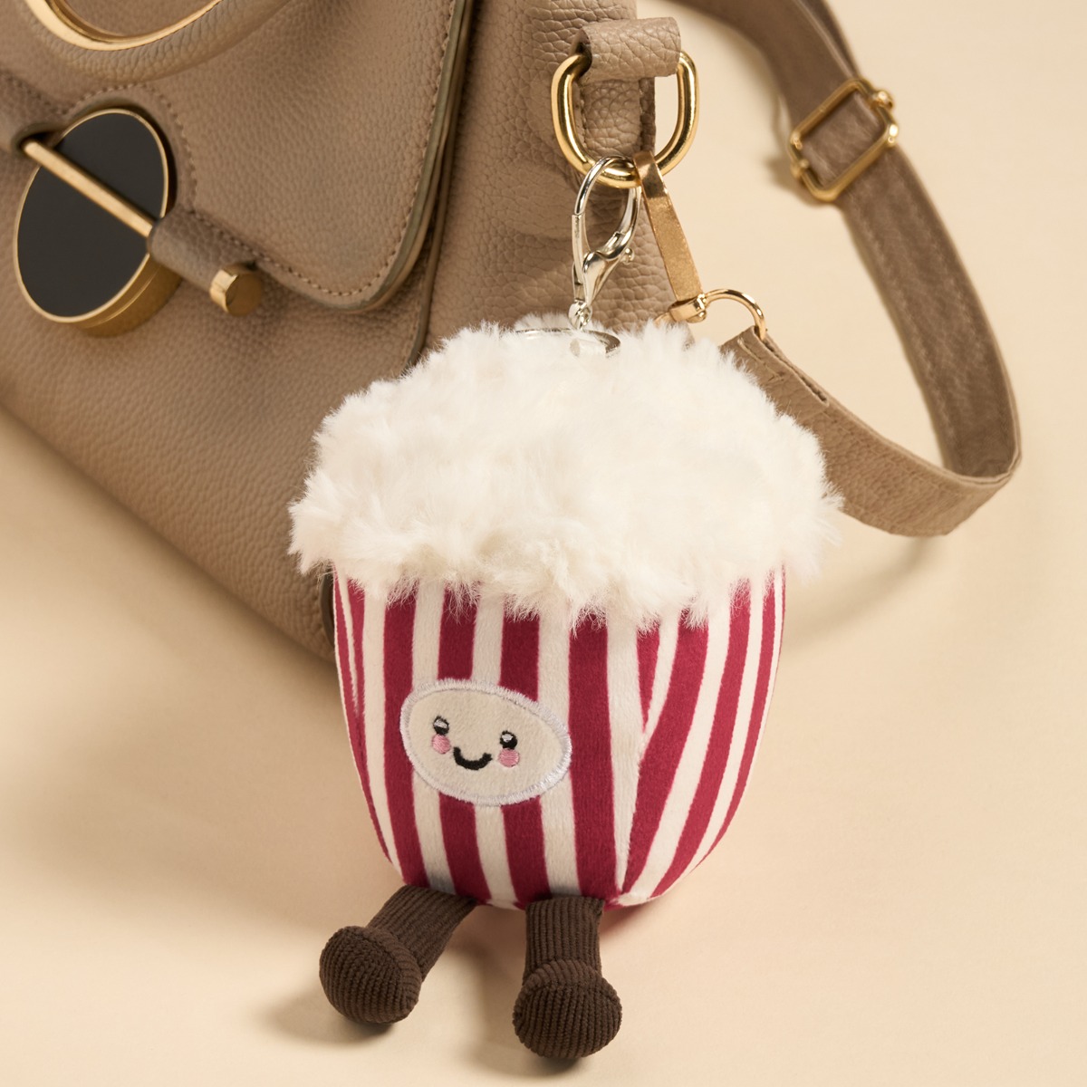 OHS Poppy The Popcorn Keyring – Red