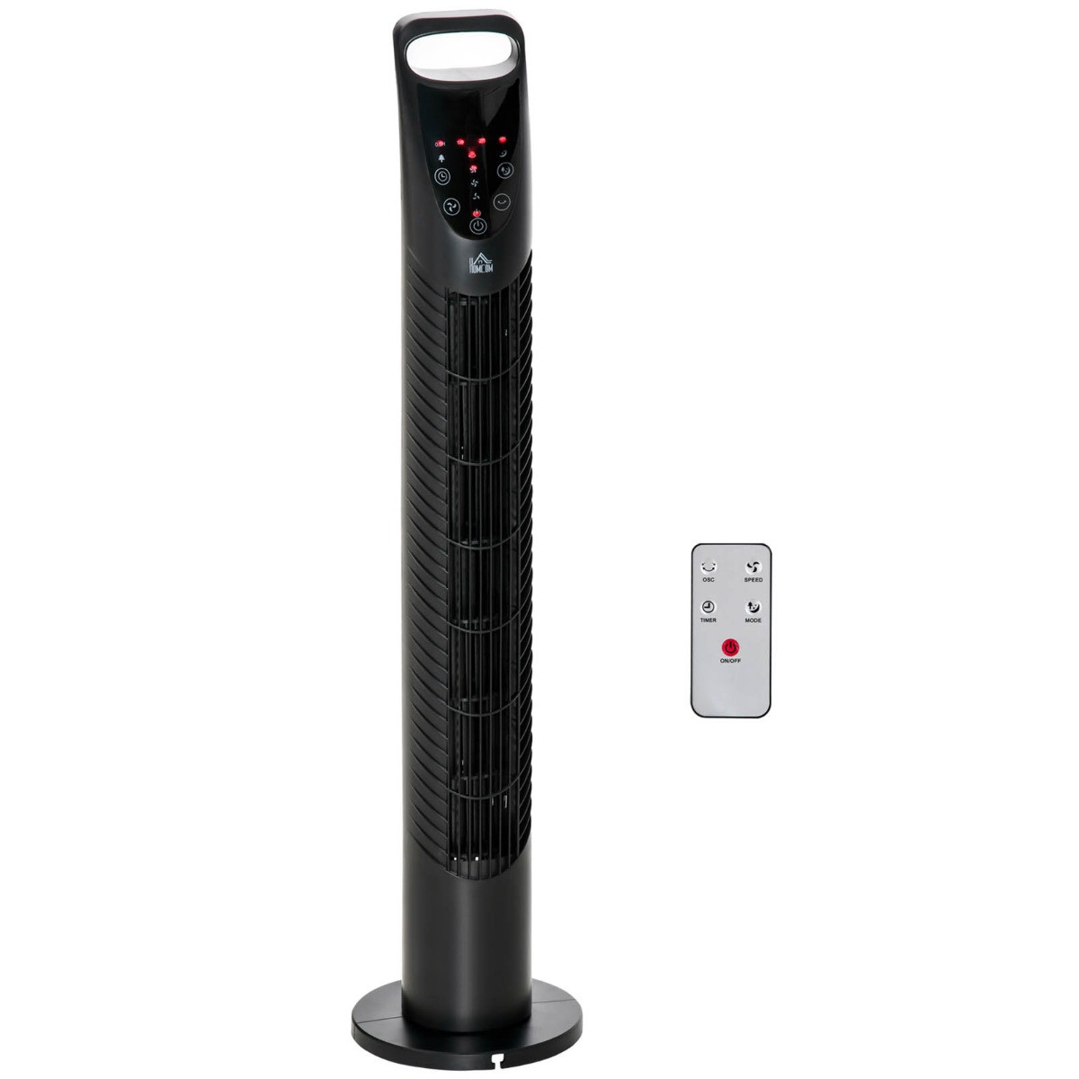 Homcom 31" Oscillating Tower Fan - Black>