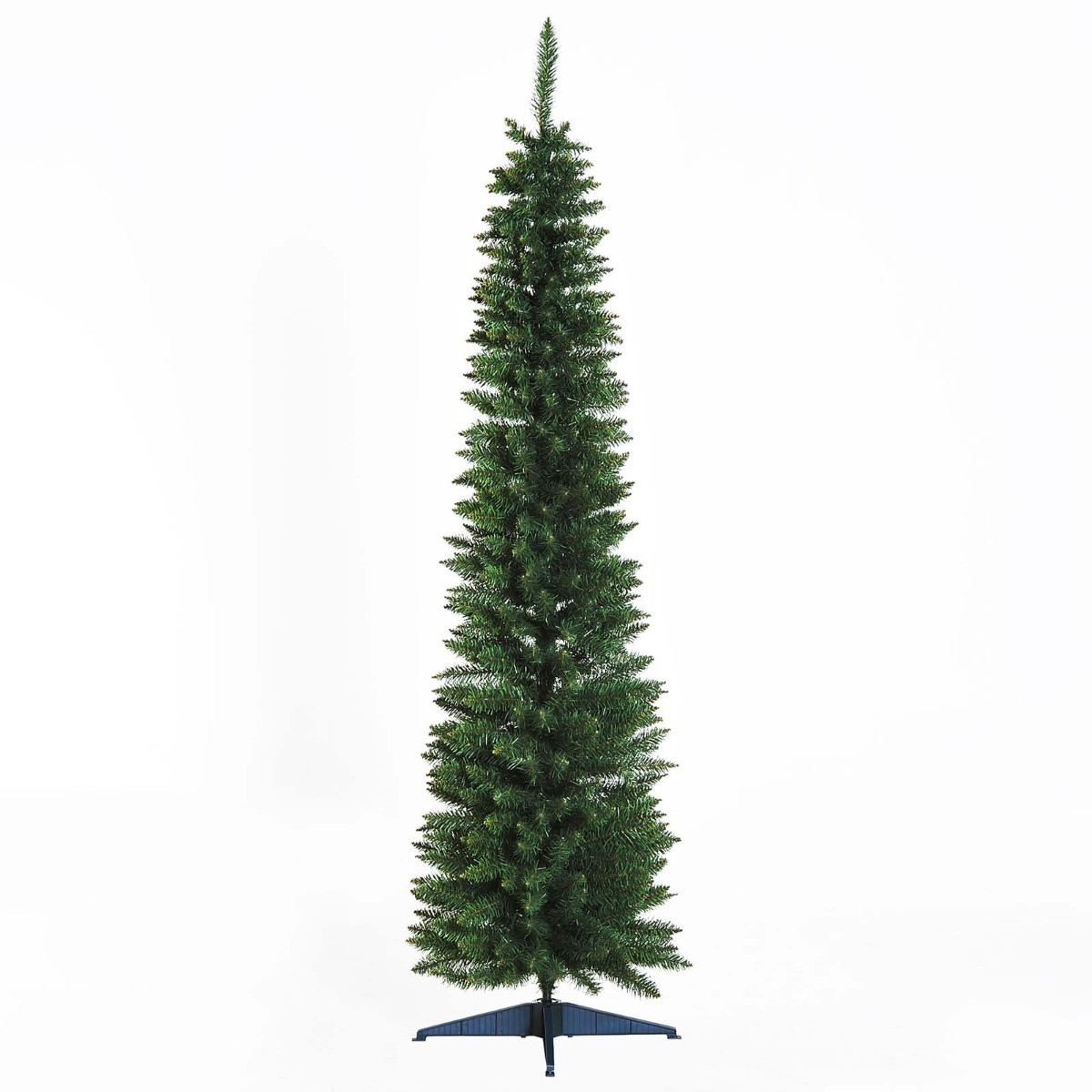 OHS Artificial Slim Christmas Tree, Green - 6ft>