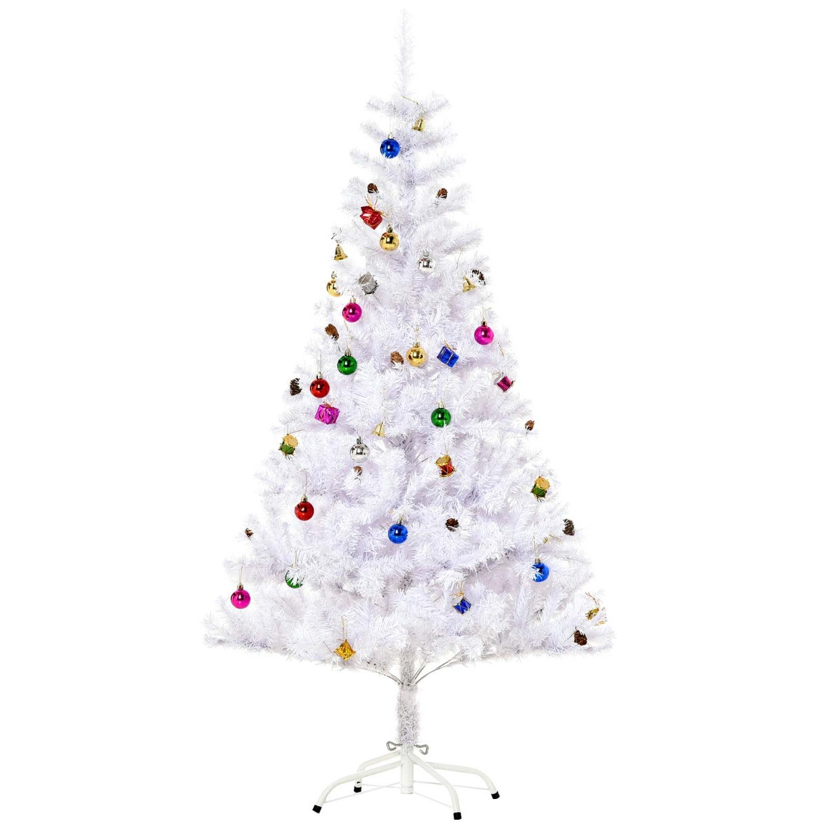 OHS Artificial Christmas Tree, White - 5ft>