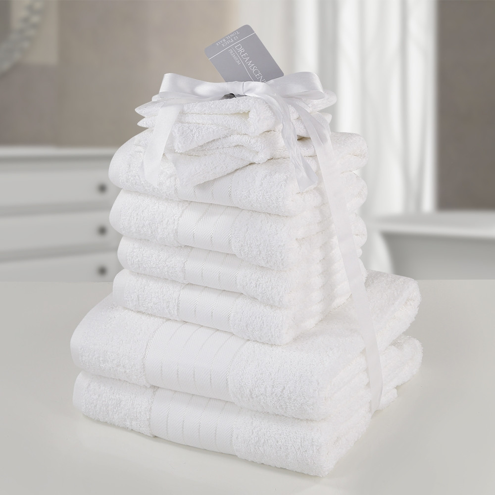 Dreamscene Towel Bale 10 Piece - White>