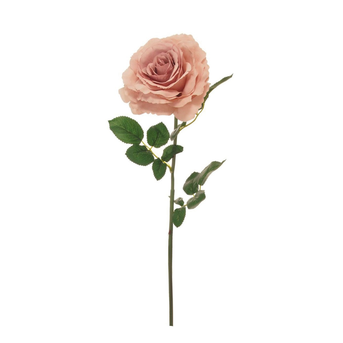 Artificial Silk Cut Tudor Rose - Dusty Pink>