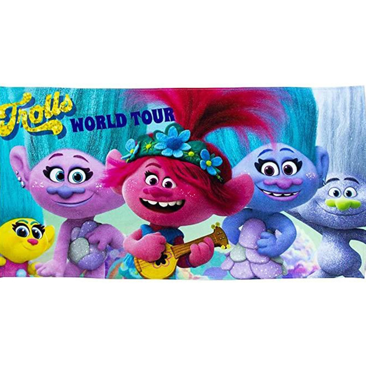 Trolls Beach Towel - Blue>