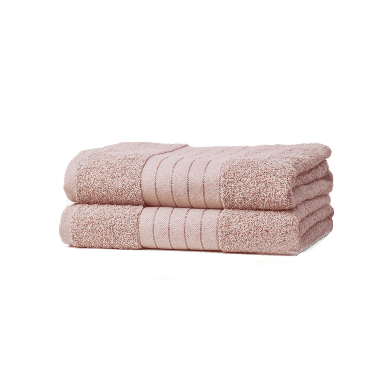 OHS 2 Jumbo Bath Sheets - Blush Pink>
