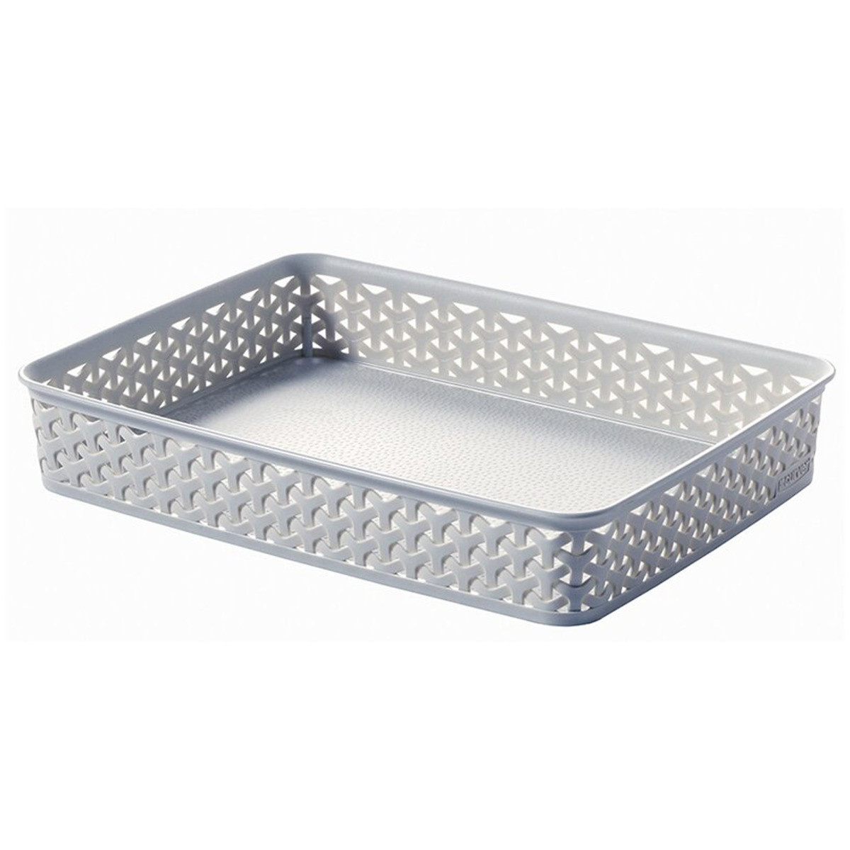 Curver My Style A4 Rattan Tray - Grey>