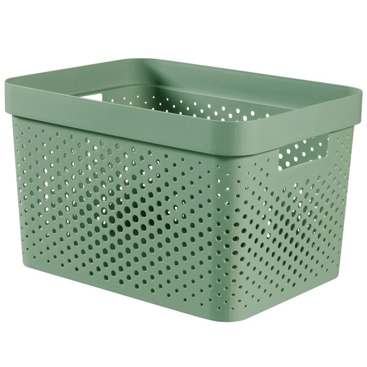 Curver Infinity Dots Box 17 Litre - Shale Green>