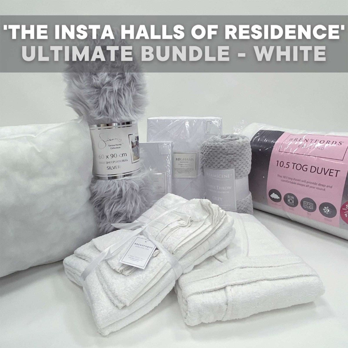Luxury Ultimate Bundle, White - Double >