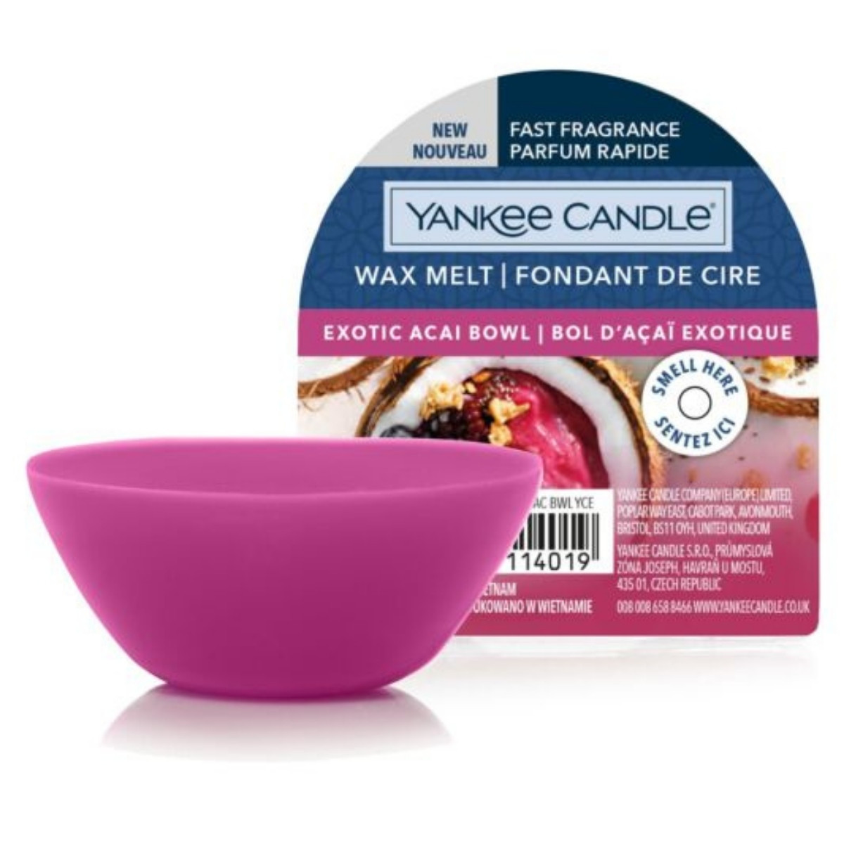 Yankee Candle Wax Melt Exotic Acai Bowl