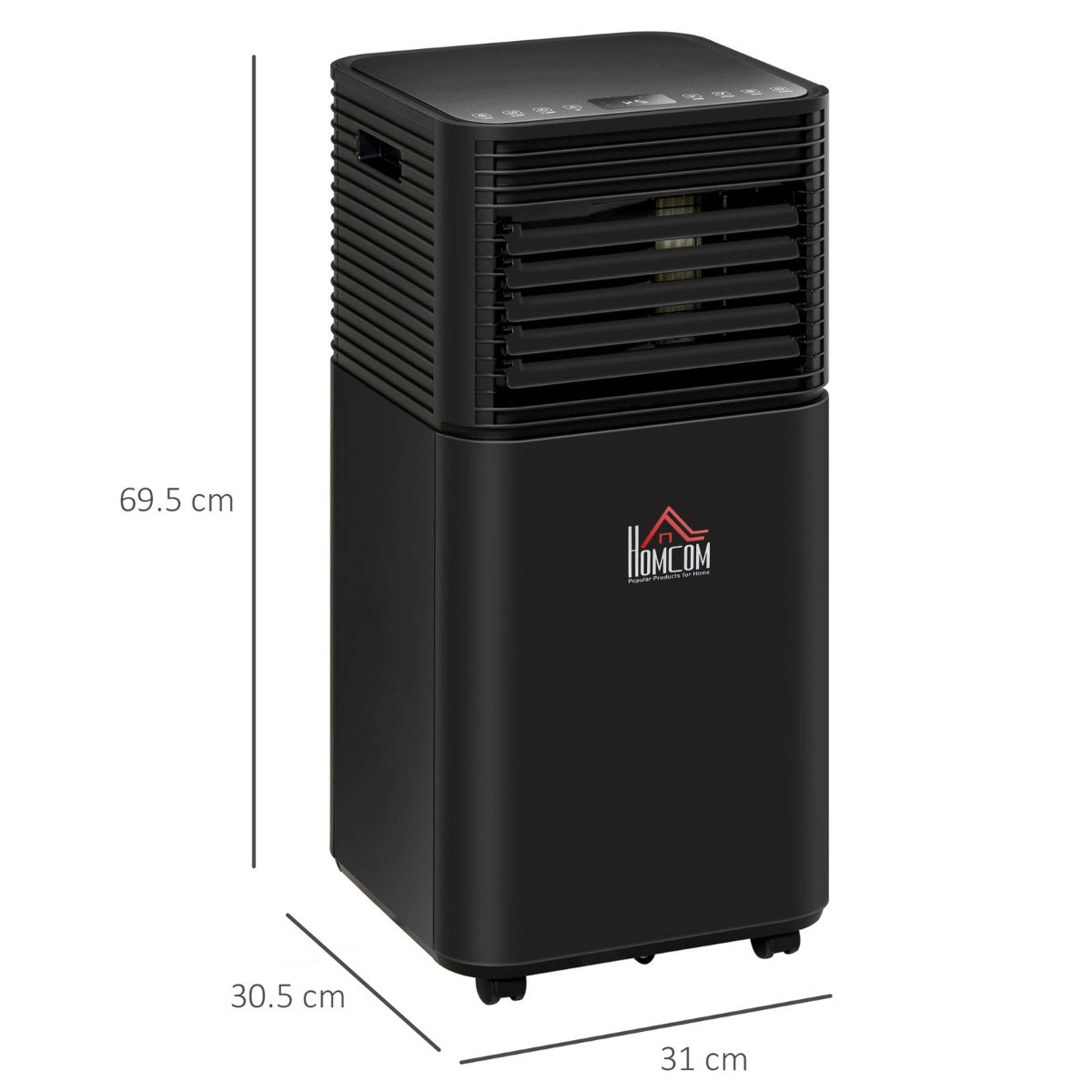 Homcom 4-In-1 Portable Air Conditioner Unit - 8000 BTU>
