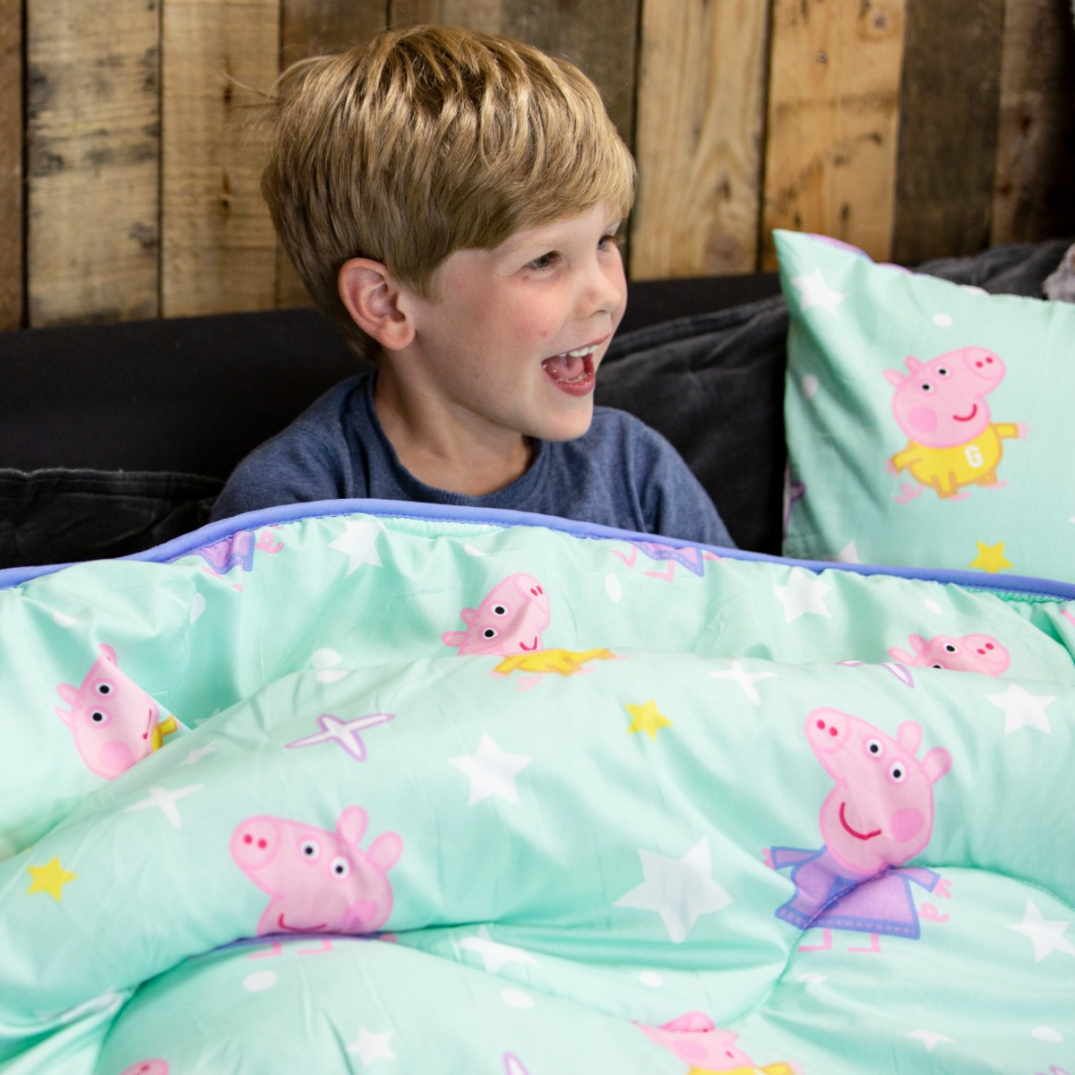 Peppa Pig Coverless 4.5 Tog Duvet with Pillowcase - Single>