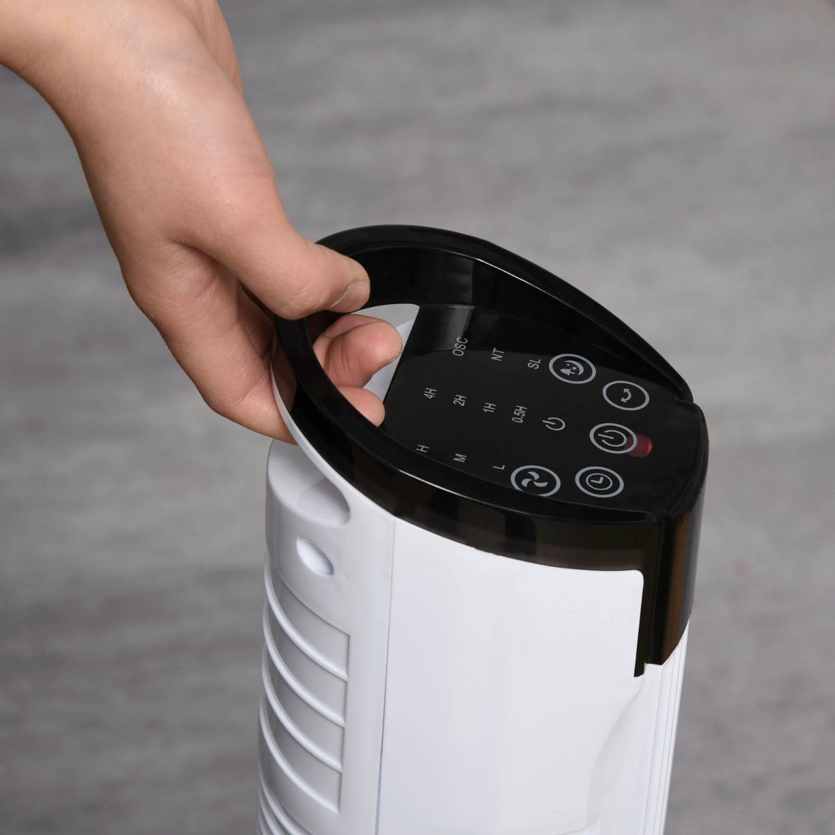 Homcom 31" Oscillating Tower Fan - White>