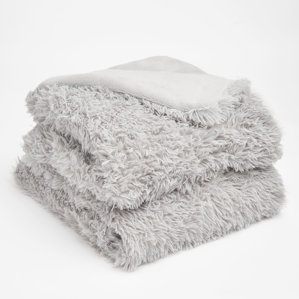OHS Fluffy Fleece Throw - Silver>