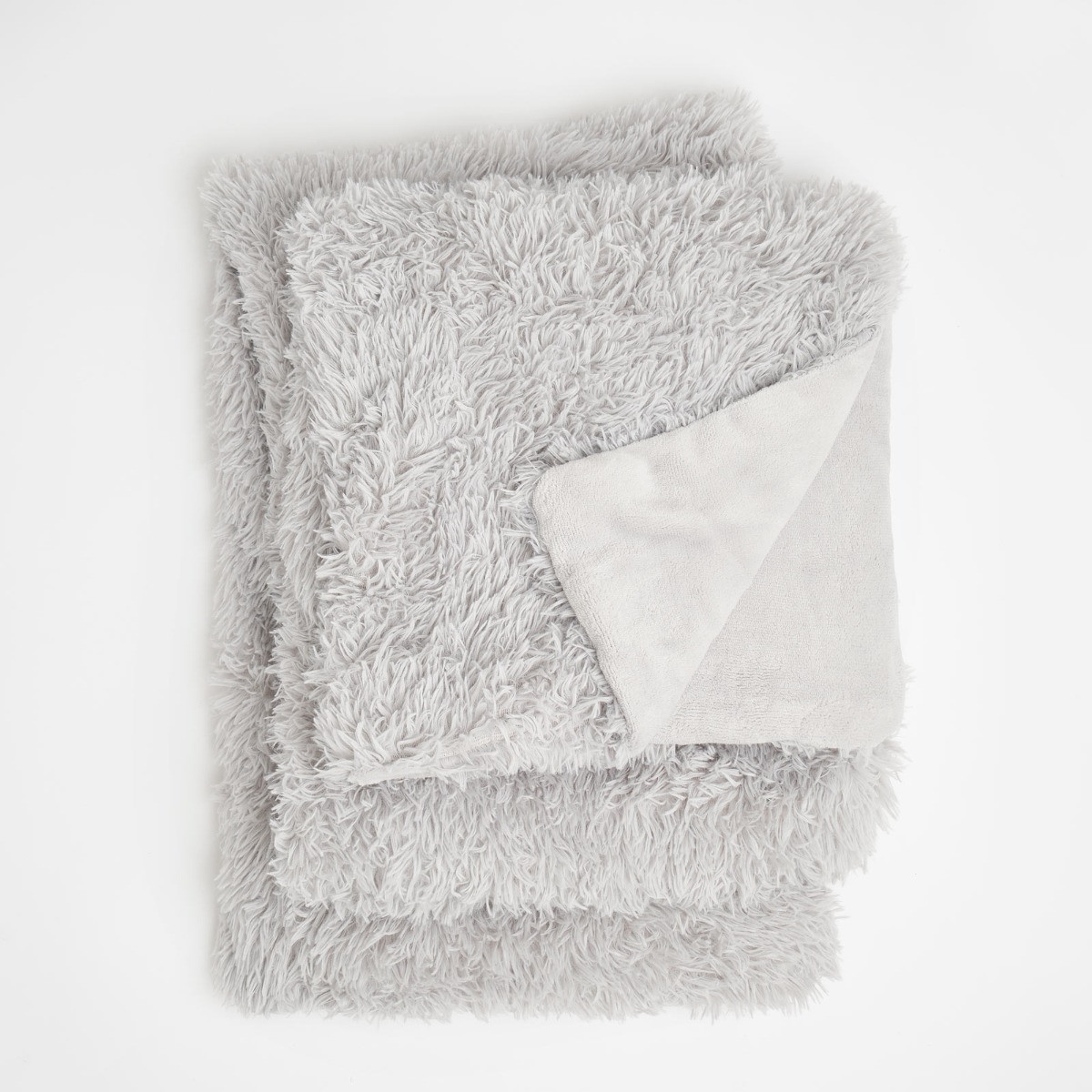 OHS Fluffy Fleece Throw - Silver>