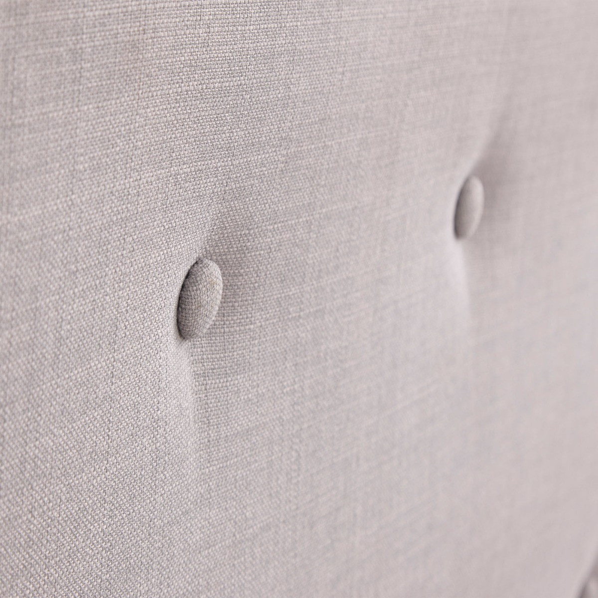 Ashbourne Upholstered Fabric Bed Frame, 5ft King - Light Grey>
