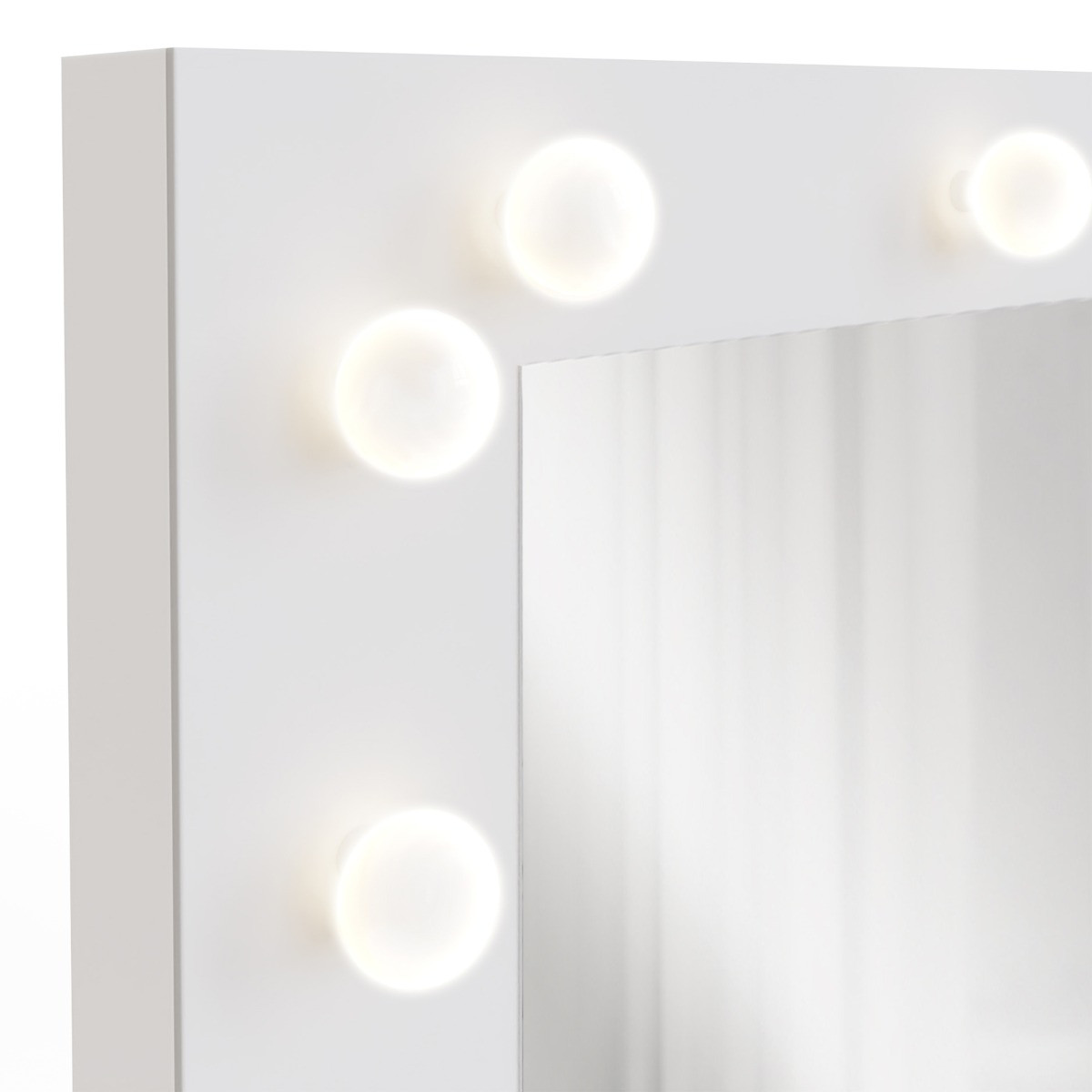 Aurora Dressing Table - White>