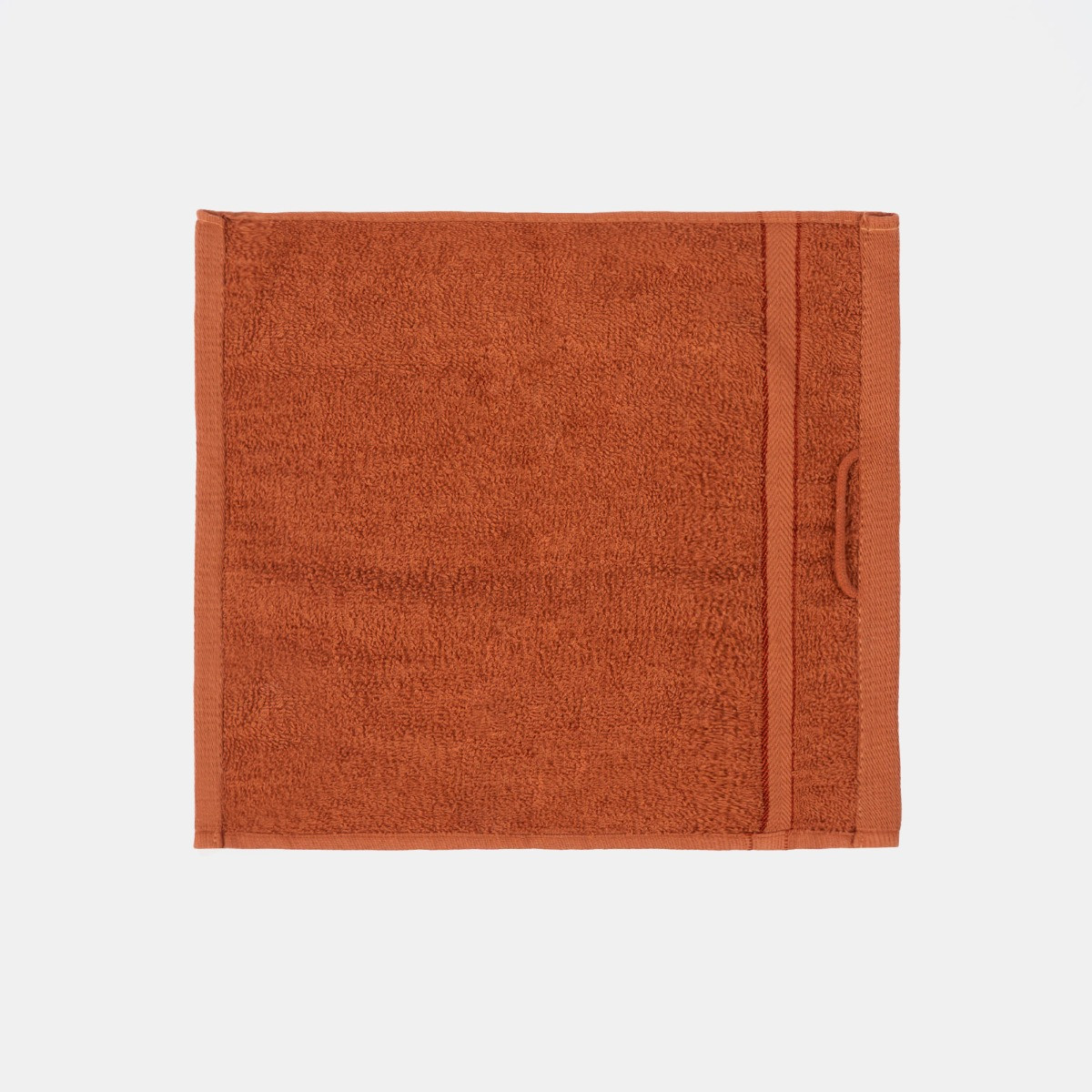 OHS 100% Cotton Face Cloth, Burnt Orange - 1PC>