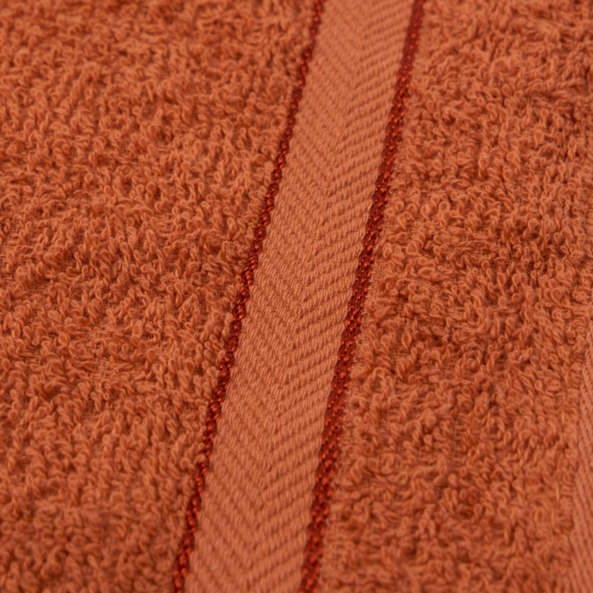 OHS 100% Cotton Face Cloth, Burnt Orange - 1PC>