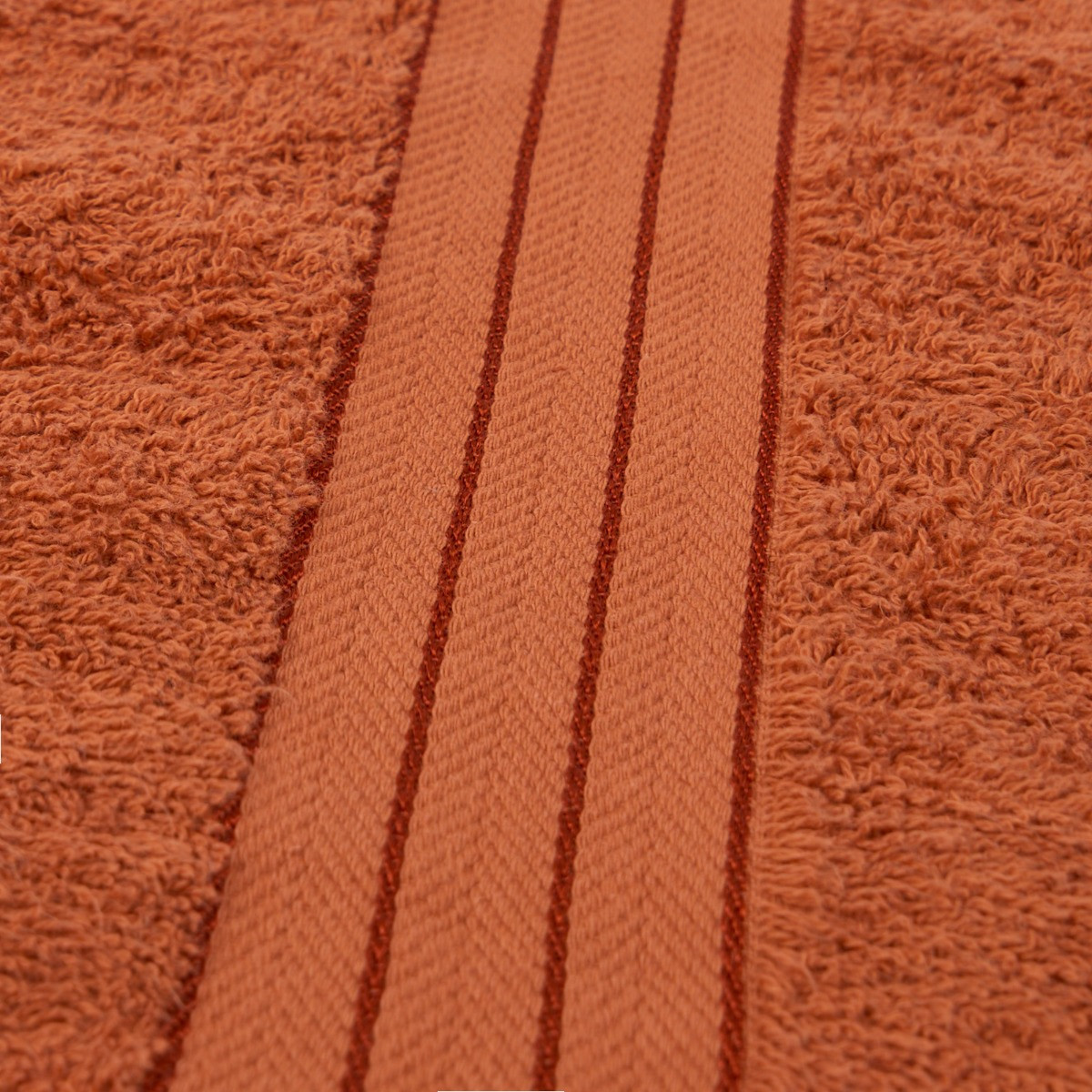 OHS 100% Cotton Bath Towel , Burnt Orange - 1PC>