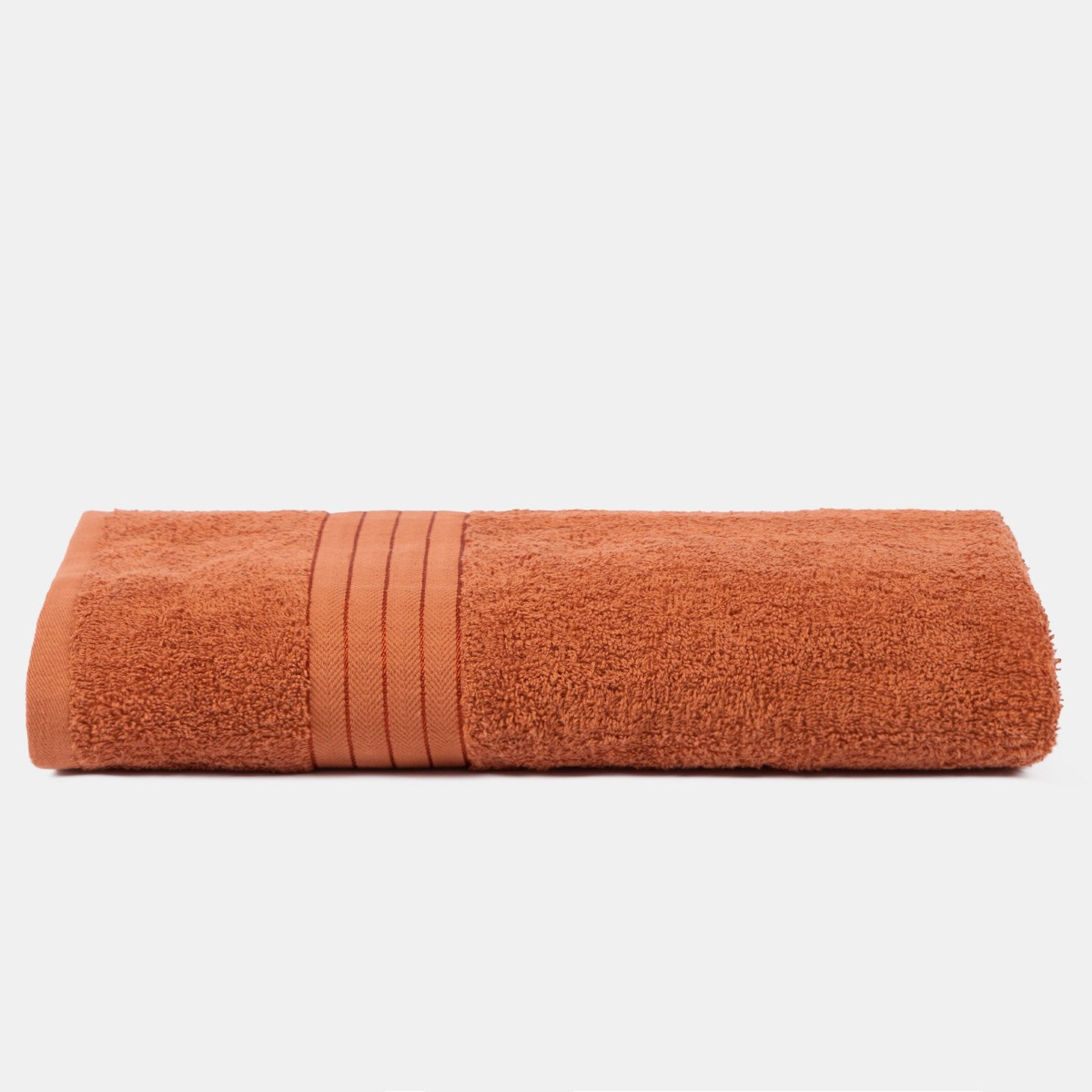 OHS 100% Cotton Bath Sheet, Burnt Orange - 1PC>