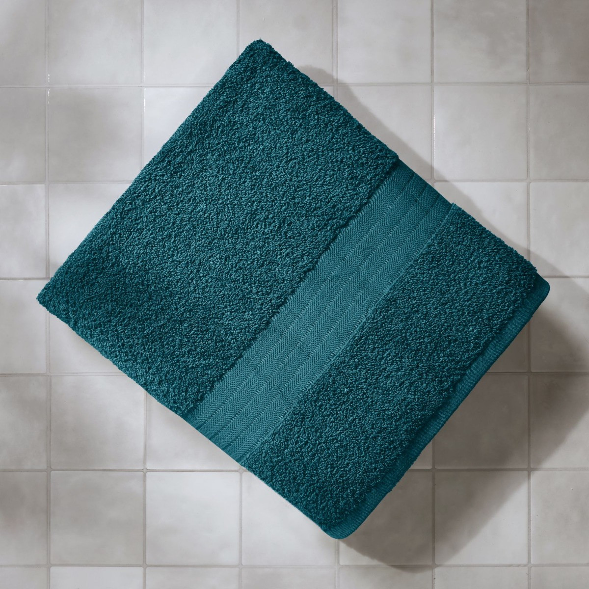 OHS 100% Cotton Bath Towel , Dark Teal - 1PC>
