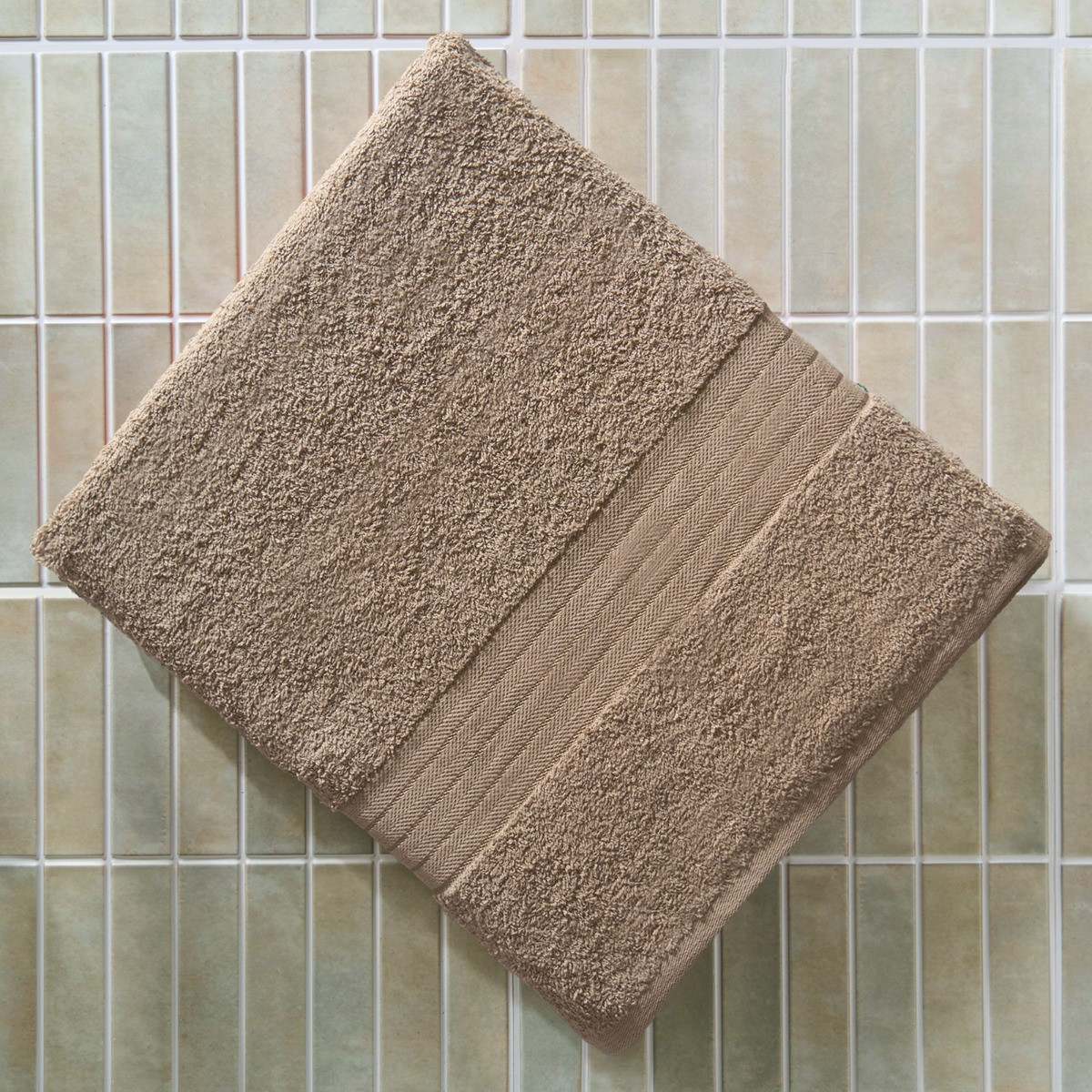 OHS 100% Cotton Hand Towel , Mocha - 1PC>