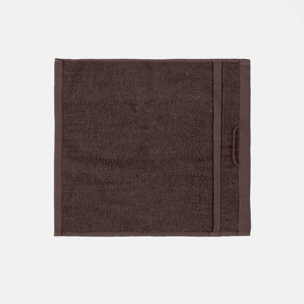 OHS 100% Cotton 4 Pack Face Cloths - Chocolate>