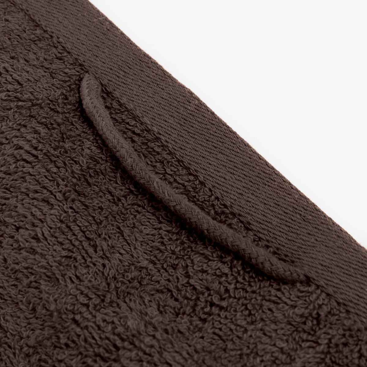 OHS 100% Cotton 4 Pack Face Cloths - Chocolate>