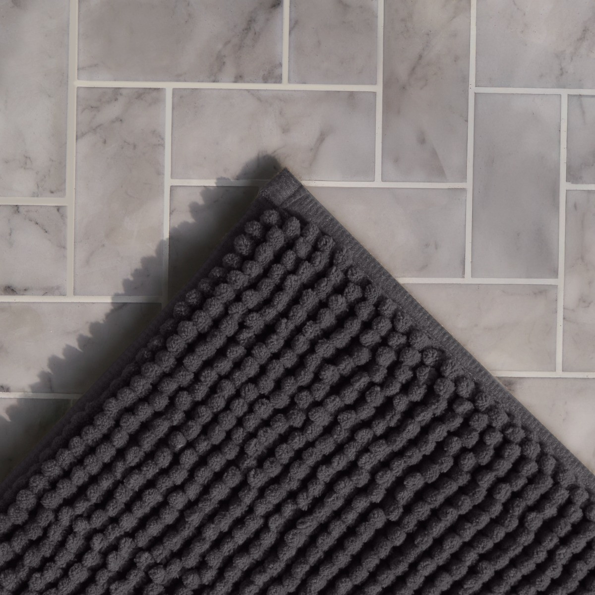 OHS Runner Noodle Bath Mat - Charcoal>