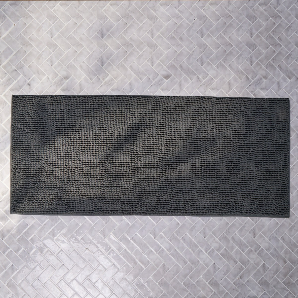 OHS Runner Noodle Bath Mat - Charcoal>