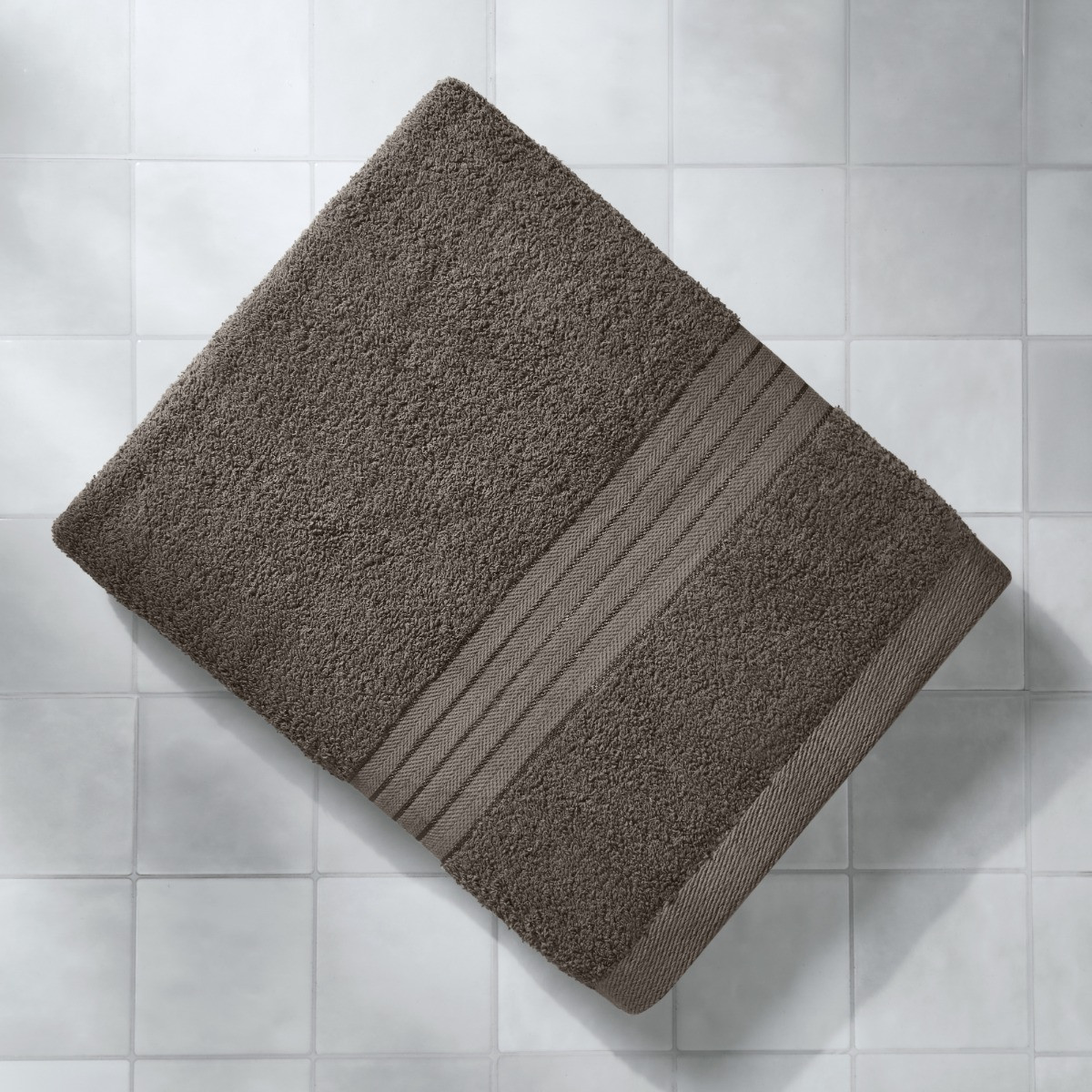 OHS 100% Cotton Flannel Face Cloth, Grey - 1PC>
