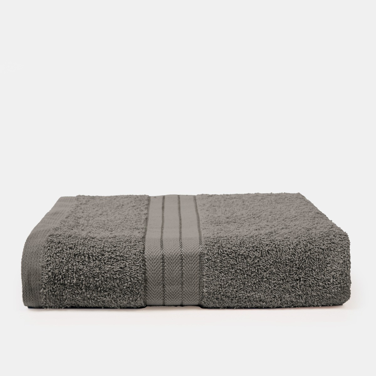 OHS 100% Cotton Bath Towel, Grey - 1PC>