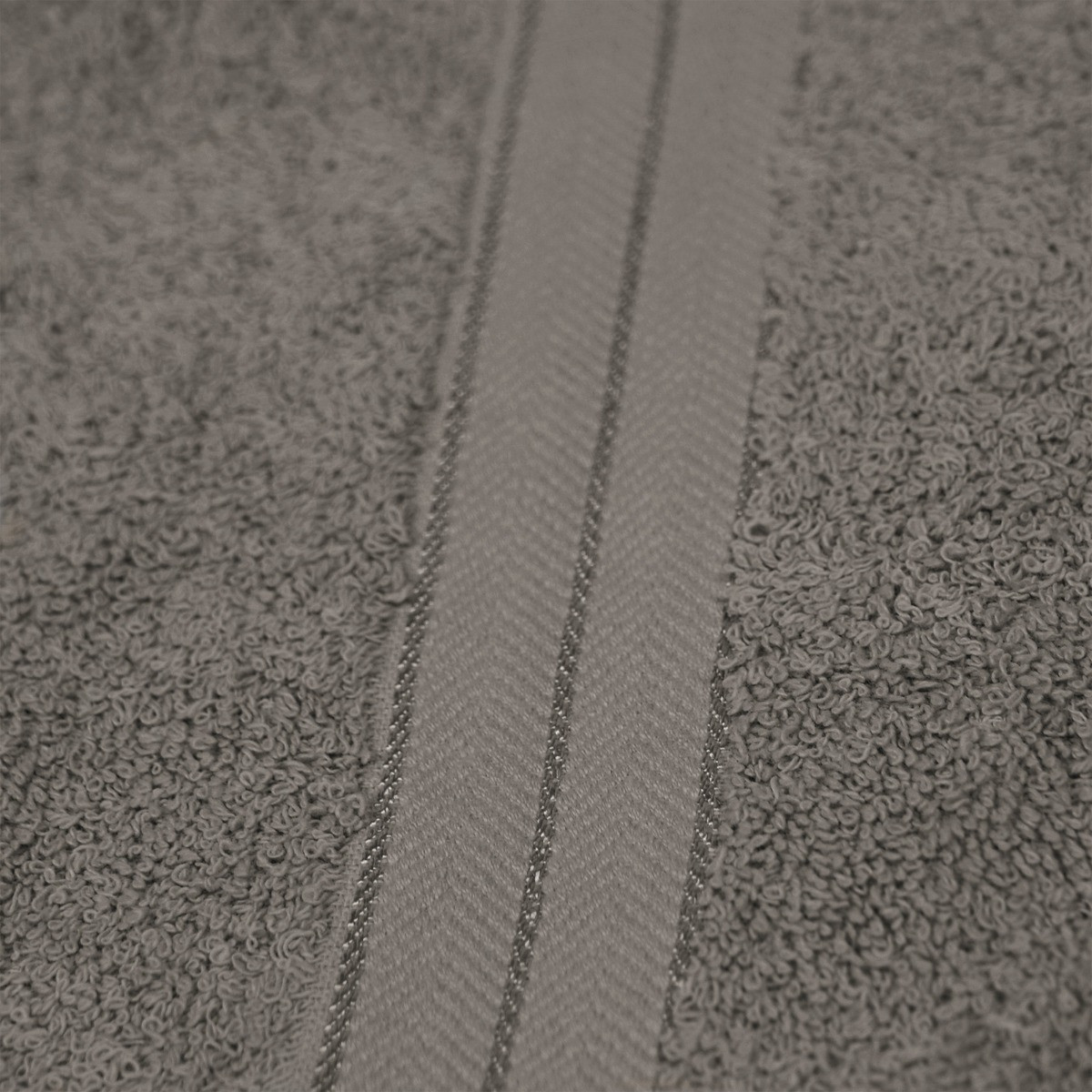 OHS 100% Cotton Bath Towel, Grey - 1PC>