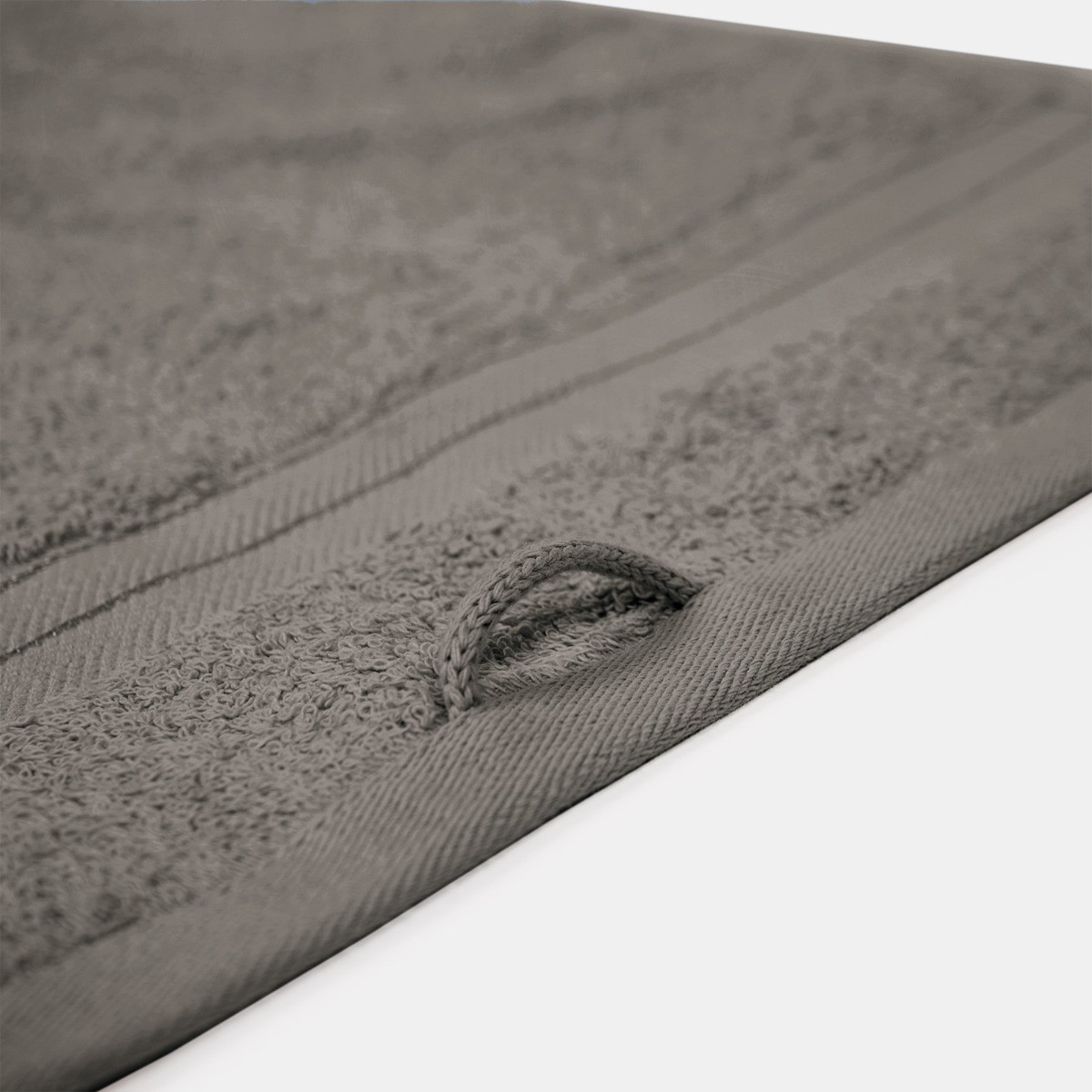 OHS 100% Cotton Flannel Face Cloth, Grey - 1PC>