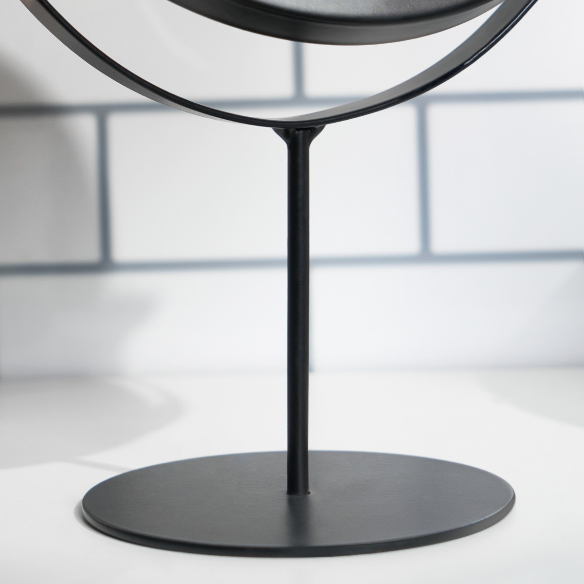 OHS Bathroom Swing Mirror - Black>