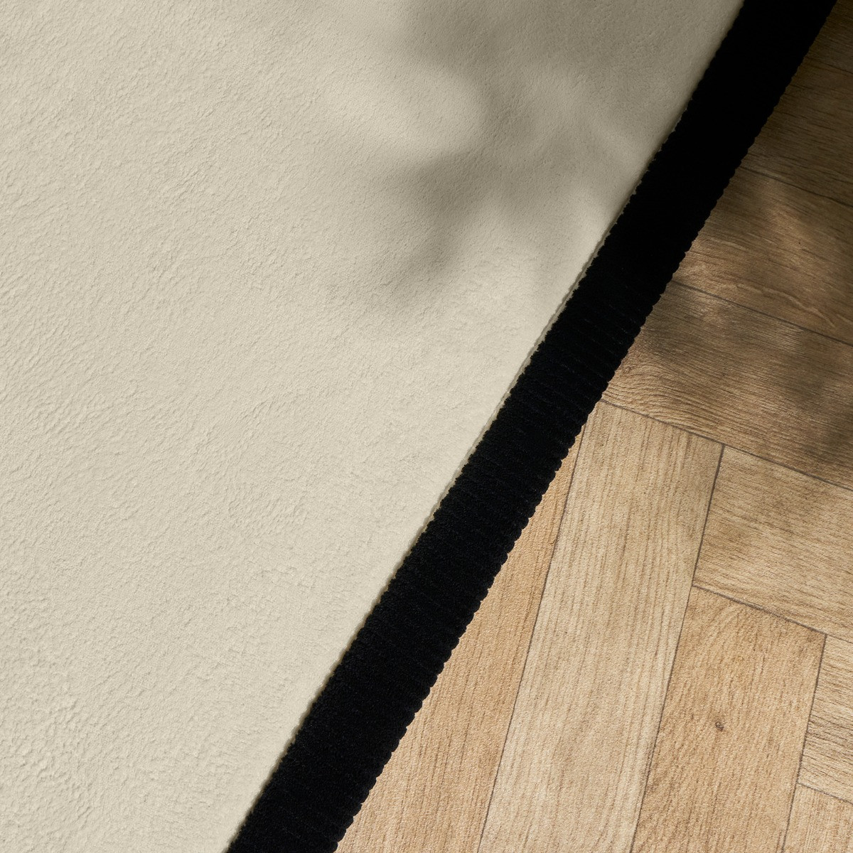 OHS Border Foam Bath Mat - Monochrome>