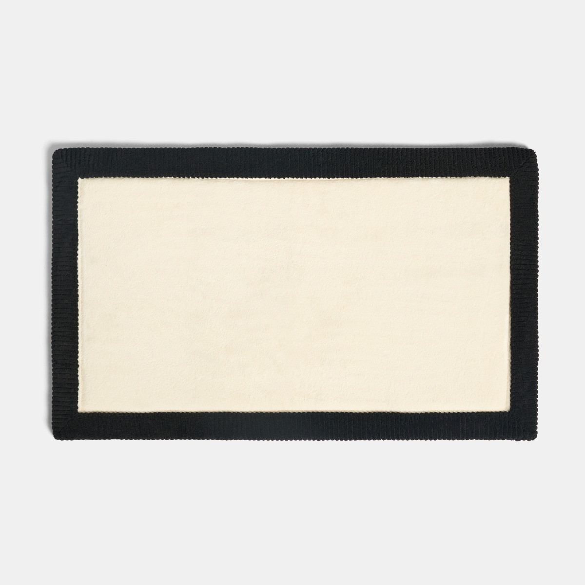 OHS Border Foam Bath Mat - Monochrome>