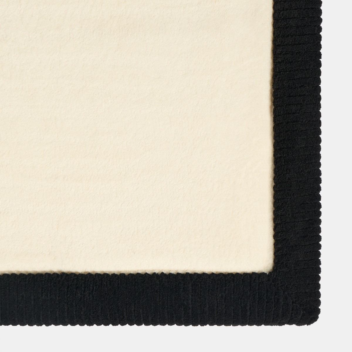 OHS Border Foam Bath Mat - Monochrome>