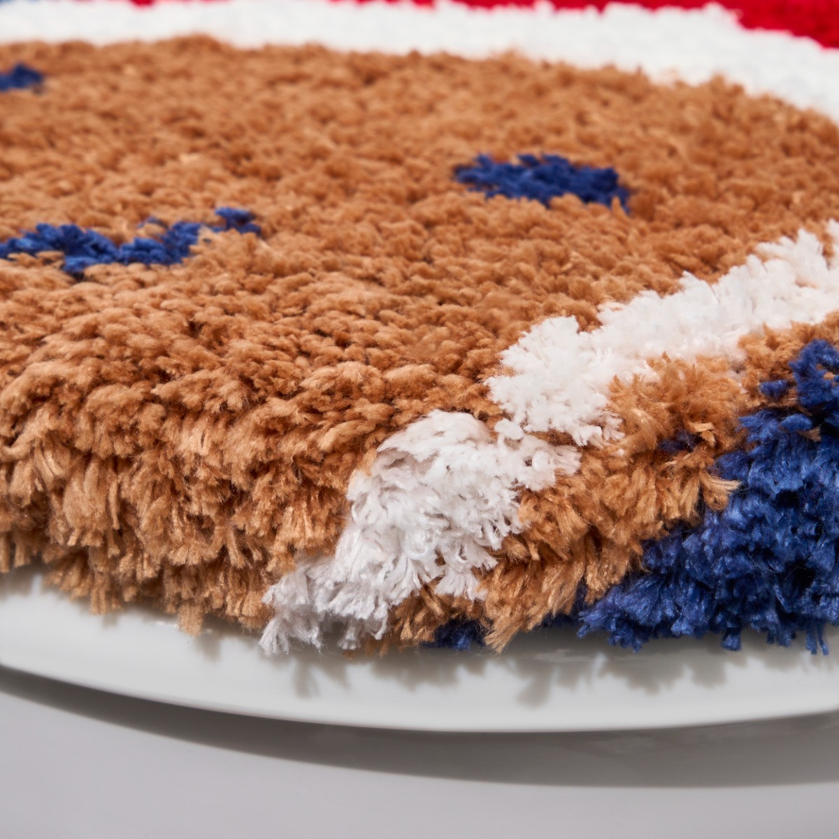 OHS Gingerbread Pedestal Mat & Toilet Seat Cover - Navy>