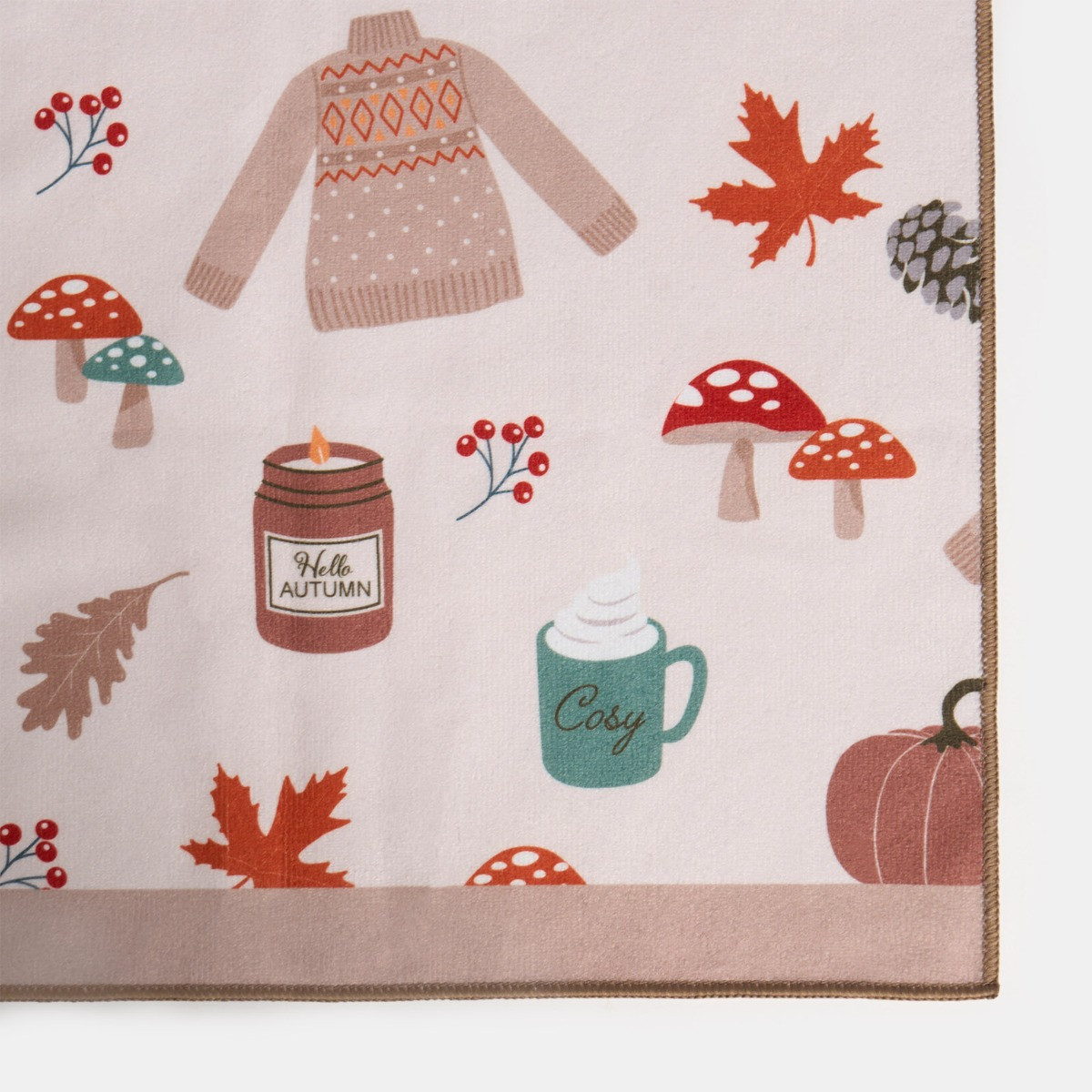 OHS Autumn Gonk Bath Towel - Natural>