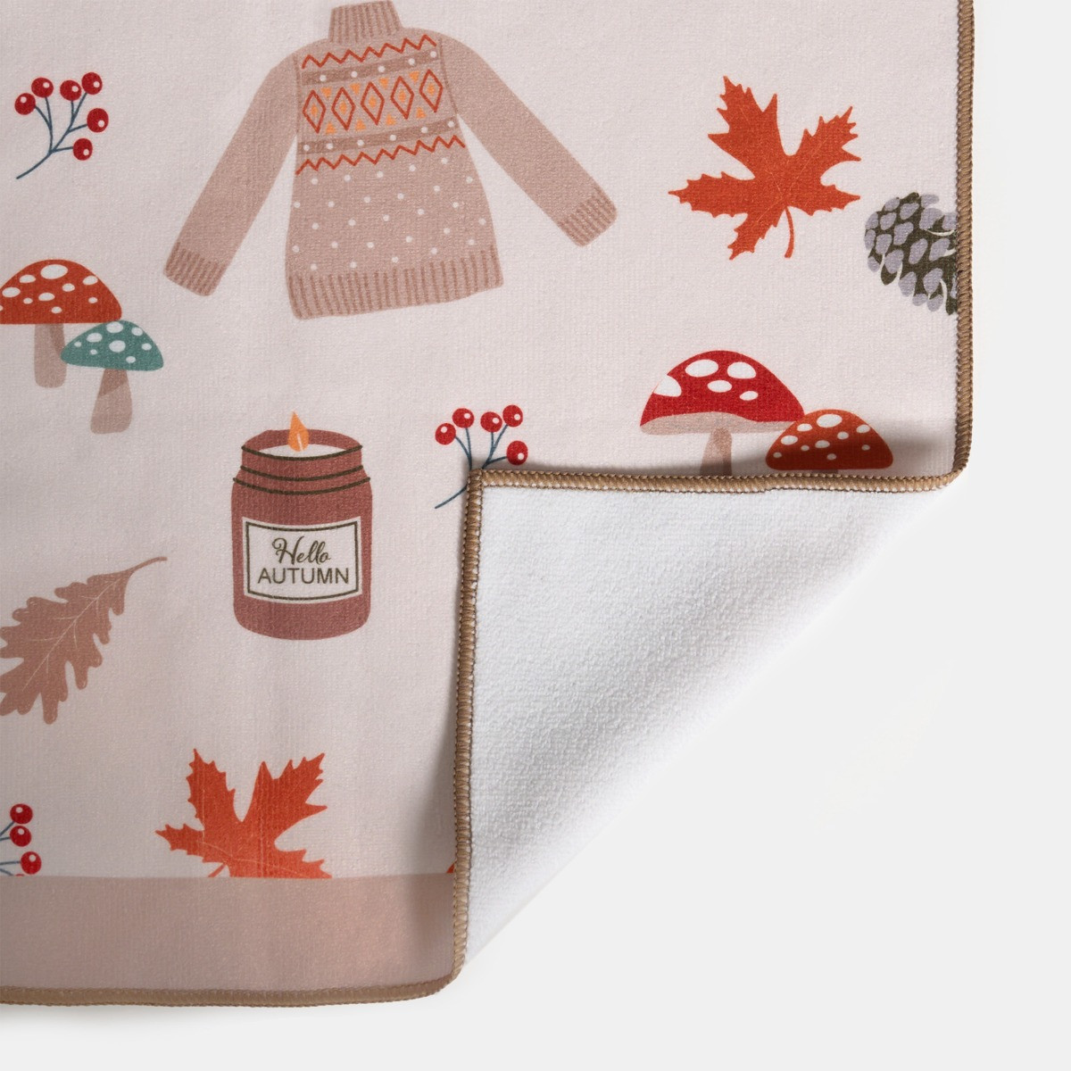 OHS Autumn Gonk Bath Towel - Natural>